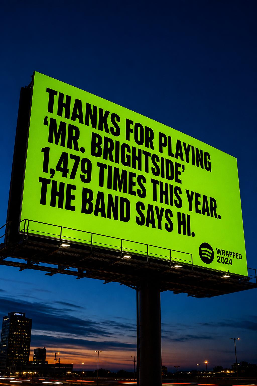 Spotify Wrapped — OOH billboards